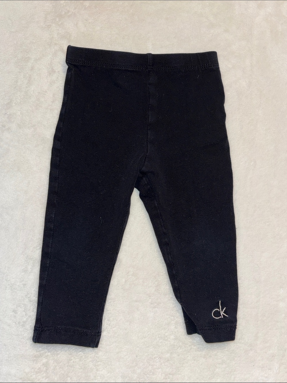 Calvin Klein Black Kids Logo Leggings